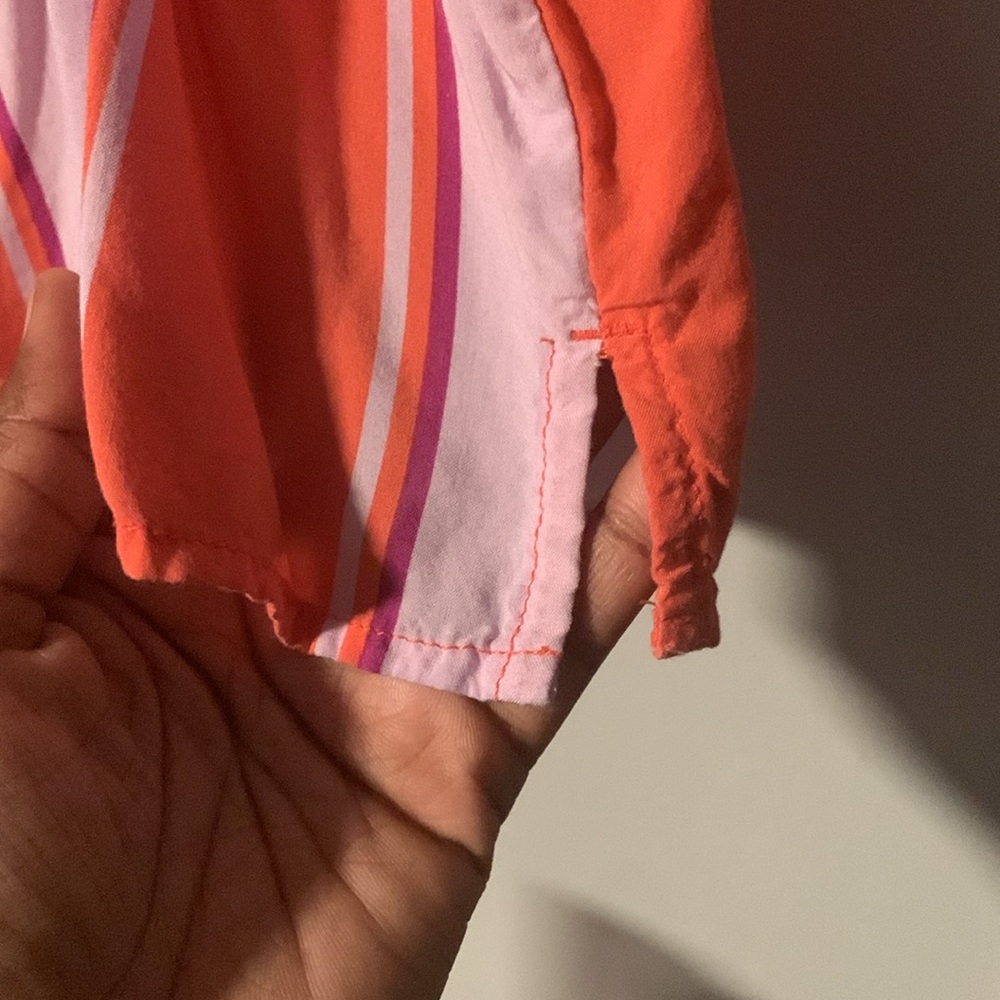 EUC Ruffled Striped Tank - Picture 5 of 7